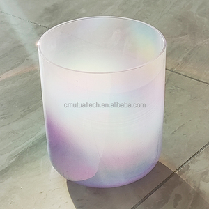 Cuenco de Cristal Transparente Q're Dream Color, 99.99% Cuarzo Puro, Cuenco Cantante de Cristal para Meditación, Yoga, Salud y Amuleto - Product Image 2