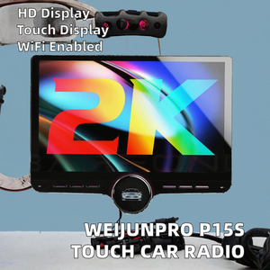 Autoradio universel à bouton unique, DSP 8 cœurs, Android Auto, CarPlay, lecteur Diamond <span class=keywords><strong>P15s</strong></span>, écran tactile, placement sur le tableau de bord - Product Image 2