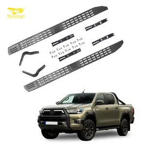 Maremlyn Running Boards Passo Lateral Ferro Pedal Lateral Nerf Bar Step Board Para Hilux Revo Acessórios