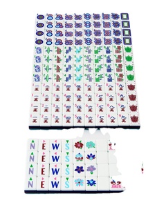 Set Mahjong Americano all'Ingrosso con Design a Strisce Zebrate a 4 Strati per Natale, Compleanno, Gioco in Famiglia Oh My God - Product Image 3