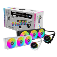 Boîtier de jeu Lovingcool OEM Factory 240/360MM, dissipateur CPU RGB AMD Intel AIO, refroidisseur liquide CPU avec affichage de la température, refroidisseur PC