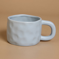 Mug en céramique texturé fait main, design multicolore, grande capacité, tasse en céramique mignonne et élégante pour la maison et le bureau