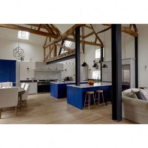 Muebles de Cocina Modulares con Isla, Diseño Moderno Shaker Blanco, Lacado Azul, Juego Completo Personalizado a Precio de Fábrica - Product Image 2