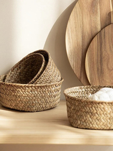 Panier à pain en bambou fait main du Vietnam, panier de rangement pour fruits tissé à la main, panier de service alimentaire écologique, fournisseur - Product Image 4