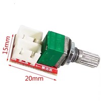 Potentiomètre de volume duplex 50K avec carte adaptateur et câble blindé de 300 mm, accessoires pour module de carte d'amplificateur de puissance audio DIY