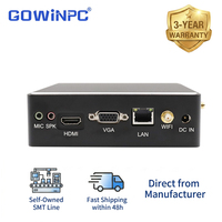 Mini PC Industrial CAN Bus Intel Celeron N2840 J1800 J1900 Sin Ventilador -20~60 ° C para Gestión de Flotas y Diagnóstico de Vehículos