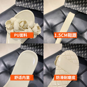 Chaussons en gelée pour femmes, vêtements d'extérieur, nouveau style d'été, chaussures de plage pour femmes, antidérapantes, chaussons monobloc en stock - Product Image 5