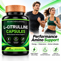 Emballage personnalisé de capsules de L-citrulline, support complet pour marque privée, performance et récupération, usine certifiée GMP