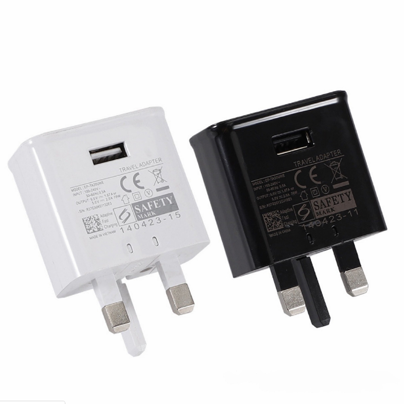 For Samsung note 10 plus UK Plug Fast Charger Adapter Quick Charge Type C Cable for Galaxy S10 S8 S9 Plus A3 A5 A7 2017 Note 9 8