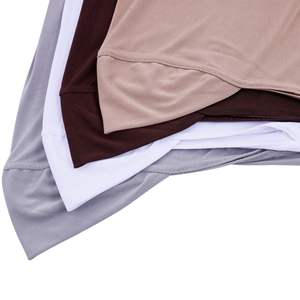 Hiyab de Oración Musulmán Instantáneo de Color Sólido, Hiyab Largo Étnico Islámico de Talla Grande al por Mayor - Product Image 3