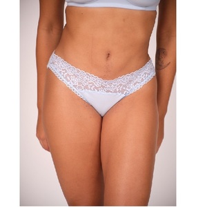 Braguitas de Bikini de Cintura Media para Mujer, Diseño de Encaje con Parches, Ropa Interior de Algodón Suave sin Costuras, Transpirable y Sexy para Uso Diario - Product Image 3