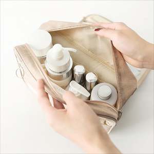 Foldable Holiday Travel <b>Toiletry</b> <b>Bag</b> with Carry Handle Wash <b>Bag</b> for <b>Men</b> and Women Customized Logo Cosmetic <b>Bag</b> - Product Image 4