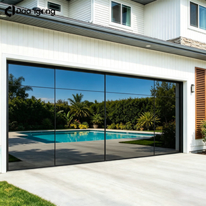 <span class=keywords><strong>Porte</strong></span> <span class=keywords><strong>de</strong></span> <span class=keywords><strong>garage</strong></span> <span class=keywords><strong>sectionnelle</strong></span> en aluminium fabriquée à Shanghai avec panneaux isolés et ouvre-<span class=keywords><strong>porte</strong></span> automatique pour usage résidentiel en villa - Product Image 1