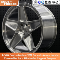 Jante en alliage d'aluminium forgé GUDE personnalisable de 18 pouces usinée CNC, haute résistance, bronze clair, pour SUV, 35/40 mm, nouvelle, 25 mm, gravure CNC