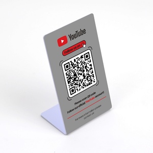 Support NFC personnalisé en acrylique pour codes QR 13,56 MHz et cartes d'affichage NFC - Product Image 3