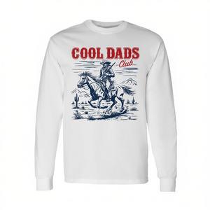Cool Dads Club T-shirt à manches longues rétro Western Cowboy - Product Image 2