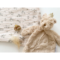Ours en peluche Prince ultra doux en peluche couverture de sécurité unisexe enfant en bas âge câlin cadeau 15 pouces en peluche ours en peluche jouets Sherpa