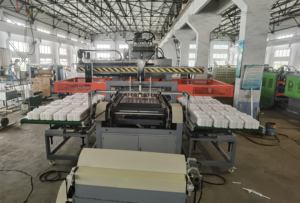 Prensa de termoformado de contenedores de espuma para caja de concha/hamburguesa/para llevar. Máquina automática para hacer cajas de comida rápida <span class=keywords><strong>FU</strong></span> SHI PS - Product Image 4