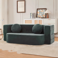 Sofá Cama Plegable de Espuma de Alta Densidad con Superficie de Tela, Gran Éxito de Ventas en Más de 50 Países, BTCS004 para Sala de Estar