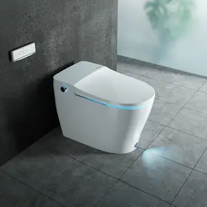 DB80 smart toilet bidet allungato automatico in ceramica smart toilet toilette aperta con funzione di pulizia automatica