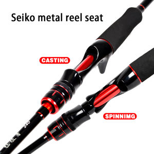 Tolure 2.1M 2.4M carbone <span class=keywords><strong>HEARTY</strong></span> <span class=keywords><strong>RISE</strong></span> sic guide Slow Jigging ébauches de canne à pêche action rapide surf casting canne à pêche - Product Image 2