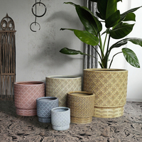 Pots à fleurs carrés en fibre de verre multicolores les plus vendus pour jardin extérieur, finition émaillée, biodégradables, écologiques, avec drainage