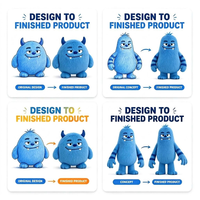 Peluche Monstre Bleu à Bras Longs Personnalisée, en Coton PP Brodé, Fabrication Directe Usine, OEM ODM, Fabricant d'Animaux en Peluche, Vente en Gros, MOQ