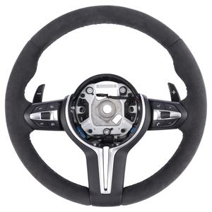 Volante Deportivo Personalizado de Alcántara para <span class=keywords><strong>BMW</strong></span> F30 F82 F10 <span class=keywords><strong>E60</strong></span> E71 E90 G42 G82 X5 M340i Serie 3 y 5 - Product Image 2