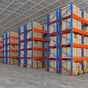 Étagère à palettes en acier laminé à froid, robuste, réglable, avec protection contre la corrosion, finition peinture poudrée, pour stockage en entrepôt - Product Image 5