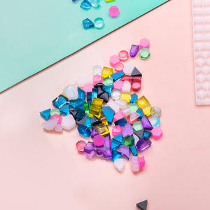 INTODIY – moule en Silicone, sous-verre créatif fait maison, bouteille de <span class=keywords><strong>Collage</strong></span> à pois, mosaïque de particules, moule en résine - Product Image 2