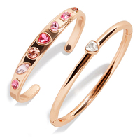 Gemnel Bijoux à la mode et polyvalents en argent sterling 925, combinaison libre de bracelets