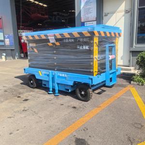 Plataforma Móvil Autopropulsada con Elevador de Tijera Eléctrico Micro Hidráulico, Control Remoto, Altura Máxima de 10 m - Product Image 6
