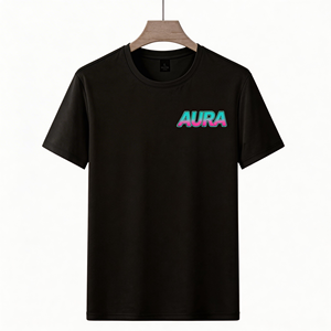 T-shirt pour homme à col rond, couleur unie, séchage rapide, frais et respirant, très vendu - Product Image 4