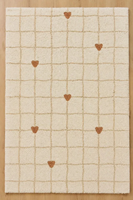 Tapis de décoration intérieure pour chambre d'enfant, tapis moelleux super doux pour intérieur, tapis modernes de couleur unie avec envers à pois, tapis de sol pour enfants