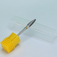 Broca de llama pequeña de 2,35mm, brocas de carburo para uñas, bandas de lijado para taladro de uñas eléctrico XF Extra fino