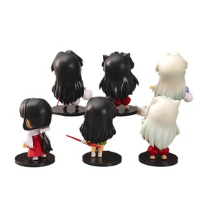 Vente en gros de figurines miniatures en PVC de haute qualité, modèle Higurashi Kagome Sesshoumaru, ensemble de jouets Kikyou <span class=keywords><strong>Inuyasha</strong></span> - Product Image 4
