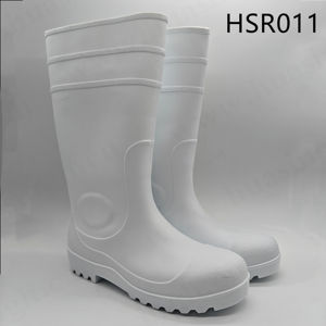 CXT, Bottes de pluie anti-boue de style agricole à hauteur de mollet, blanches/noires, protection des pieds, bottes SRC <span class=keywords><strong>pour</strong></span> le jardinage, la pêche, l'agriculture HSR011 - Product Image 2
