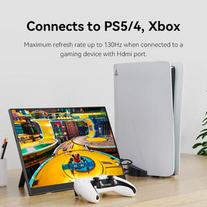 Zwba มอนิเตอร์แบบพกพาขนาด18นิ้ว, มอนิเตอร์พกพาขนาด2.5K IPS มอนิเตอร์พกพาแบบบางเฉียบภายนอก120Hz จอภาพที่สองพร้อมขาตั้งสำหรับแล็ปท็อป Mac - Product Image 2