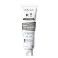 Dentifrice Aliceva Nano Hydroxyapatite Sans Fluorure Blanchiment des Dents Renforcement de l'Émail Menthe Poivrée Naturelle Soins Buco-dentaires