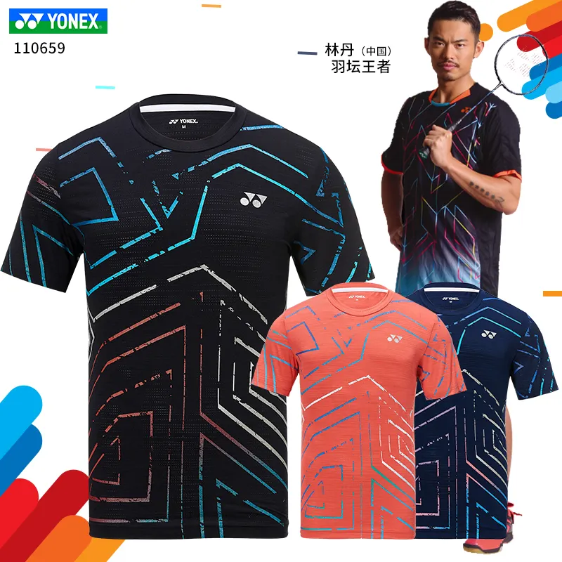 Yonex Baju Olahraga Tim, Baju Badminton 110659/210659 Keren Kering