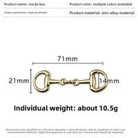 Anneau en D zingué pour couture, connecteur de sac, boucles de sangle de 1 pouce, écologique, tendance, convivial, vente en gros