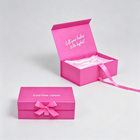 Boîte cosmétique en papier rigide écologique, logo de marque personnalisé, boîte d'emballage de luxe à fermeture magnétique pour produits de beauté