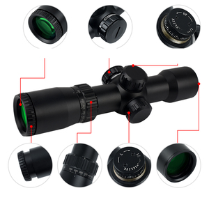 Ống ngắm SYQT 1.5-5x32 có lưới chiếu khắc, đèn chiếu sáng đỏ xanh, tốc độ 300-425 FPS, phụ kiện săn bắn - Product Image 3