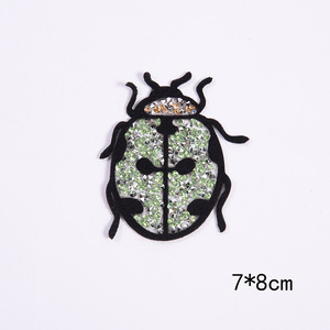 Applicazioni Termoadesive <span class=keywords><strong>con</strong></span> Motivo a Scarabeo Creativo, Strass, <span class=keywords><strong>Disegni</strong></span> Ricamati, Toppe in Pizzo da Stirare sui Vestiti - Product Image 4