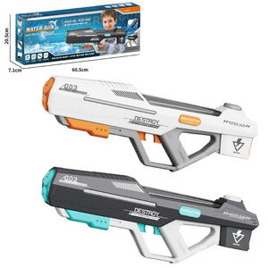 Pistola ad Acqua Elettrica con Luci Colorate, Alta Pressione, Assorbimento Automatico dell'Acqua, Giocattolo Spruzza Acqua per Bambini, per <span class=keywords><strong>Giochi</strong></span> Estivi all'Aperto - Product Image 6