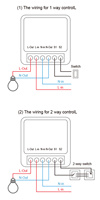 XZJ Prix d'Usine Vente Directe Produits Maison Intelligente Module Mini Interrupteur Intelligent Tuya WiFi 1 Voie 16A pour DIY Éclairage Vie Connectée