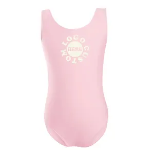 Sem mangas Ballet Leotards Para Meninas One Piece Dancewear Unitários Ballet Dance Training Wear Tanque Leotards Ginástica