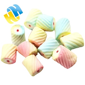 All'ingrosso caramelle gommose riempite Mini Halal a forma di torta di marshmallow zucchero filato per bambini giocattolo al gusto di frutta in sacchi di dolci misti - Product Image 5