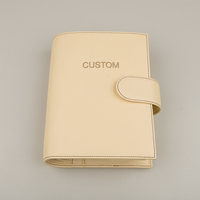 Premium Kalbsleder A5 Ringbuch Notizbuch Anpassbares Personalisiertes Geschenk Blanko Skizzenbuch Agenda Organizer mit Ringeinlage Schreibblöcke
