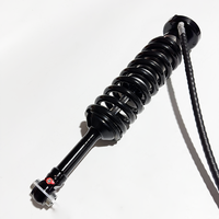 Amortisseur à azote réglable bidirectionnel avec réservoir externe, noir, pour suspension de 2 pouces de hauteur, compatible Ford F150